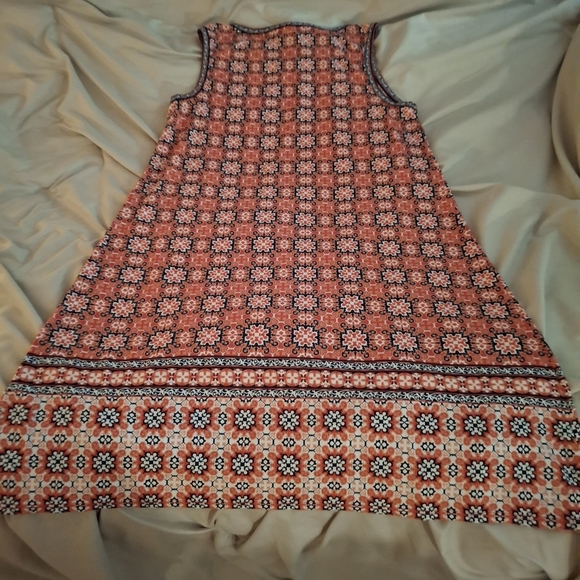 Max Studio Women's Paisley Print Sleeveless Scoop Neck Midi Sundress - Picture 5 of 6